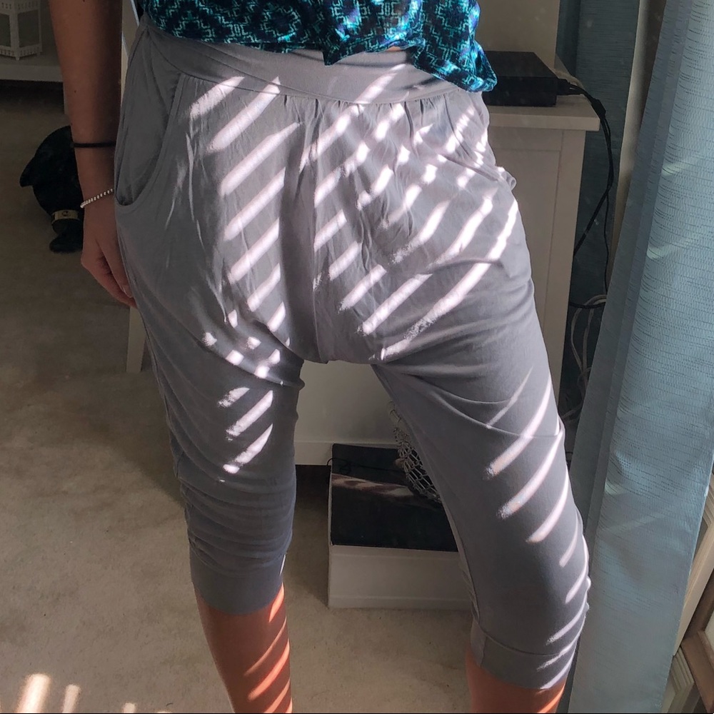 Gray women’s baggy pants